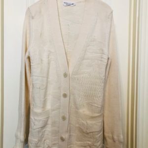 Sonia Rykiel Long Distressed Cardigan